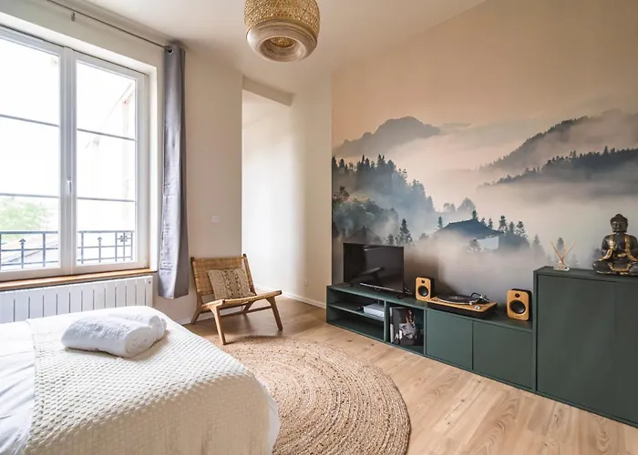 公寓 Le Serenite - Cocon A Deux Pas De La Gare 兰斯